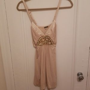 Strappy, sexy summer top with beading